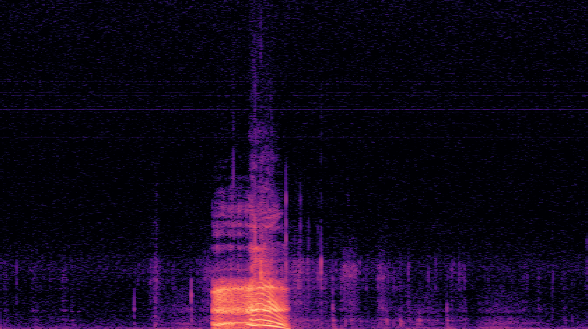 VPU spectrogram, direct skin contact, throat clearing